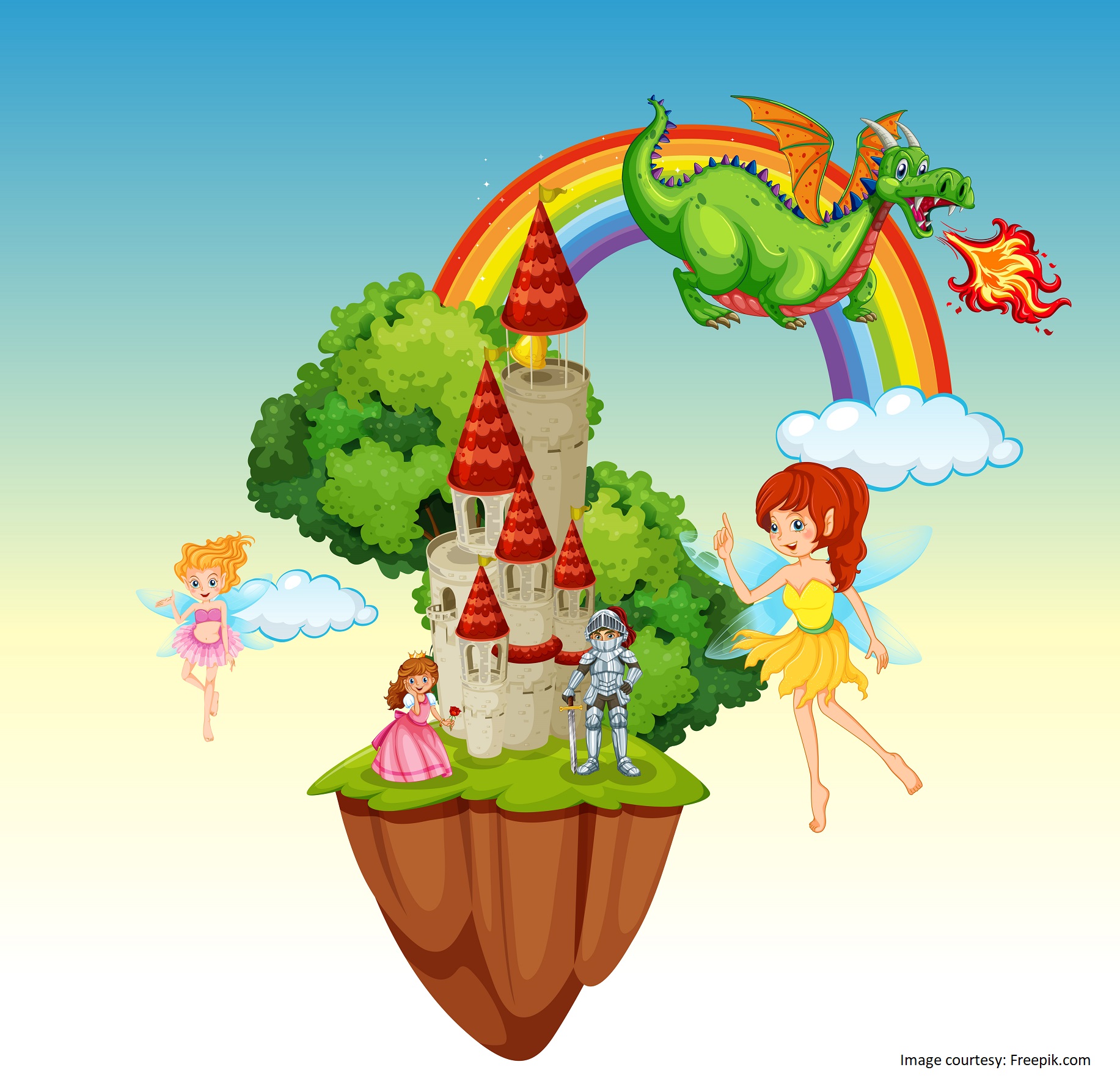 Fantasy world of a girl